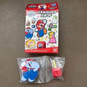BNIB Japan BANDAI Super Mario Bros Wonder Panel Clip Stand - Mario Elephant